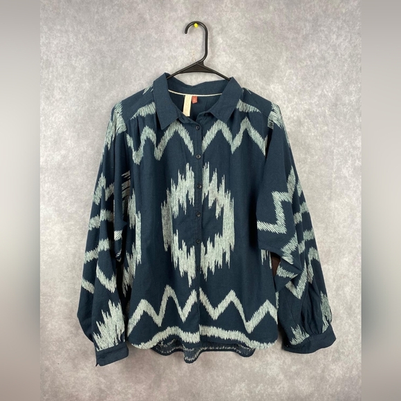 Anthropologie Pilcro The‎ Romy Relaxed Buttondown M - Picture 5 of 7